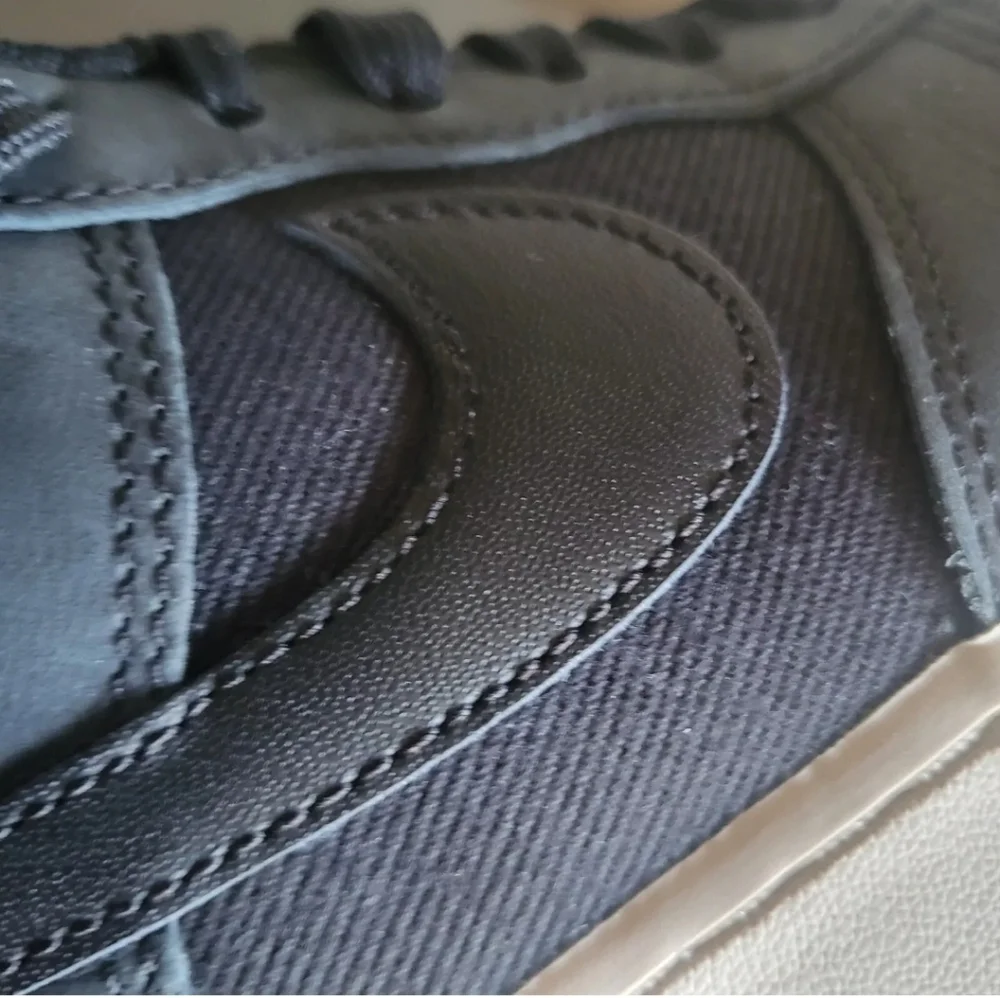 Nike Air Force 1 '07 LX Black  Red Stardust  Size 6.5M/8W - Preloved, CLEAN - Picture 7 of 13